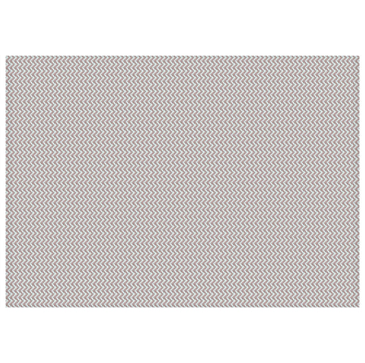 Tapete para Sala e Quarto 300x140cm Antiderrapante Zig Zag Nude